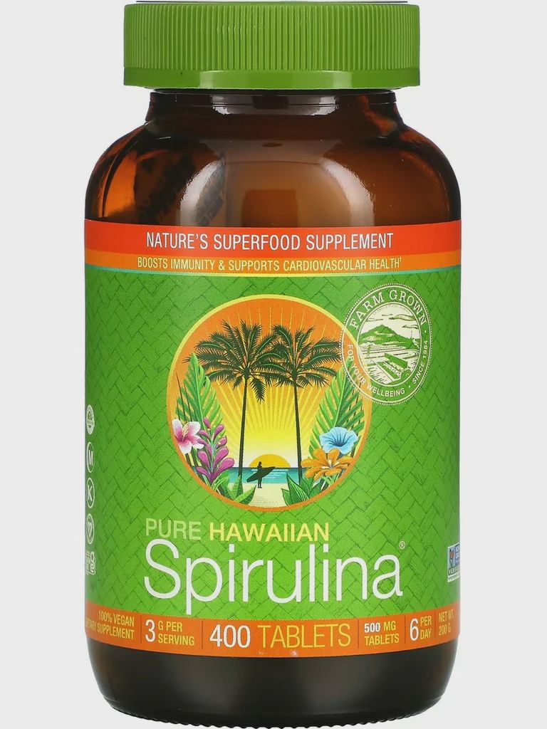 SPIRULINA POWDER, Pure Hawaiian, 16 oz, Nutrex