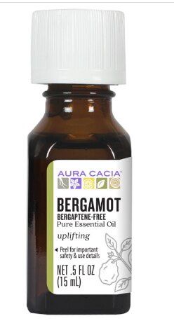 Essential Oil, BERGAMOT, .Aura Cacia,   .5 oz