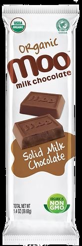 CHOCOLATE, MILK, ORGANIC, Moo Chocolate - 1.4 Oz Bar