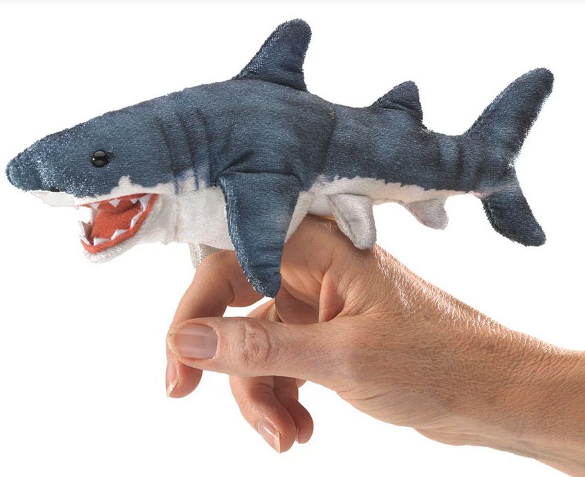 MINI PUPPET, SHARK, Folkmanis