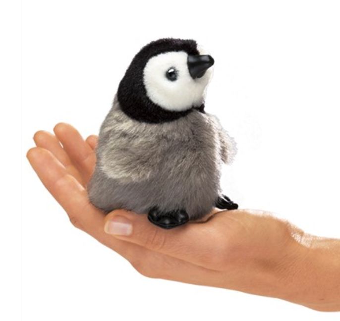 MINI PUPPET,  EMPEROR PENGUIN, Folkmanis