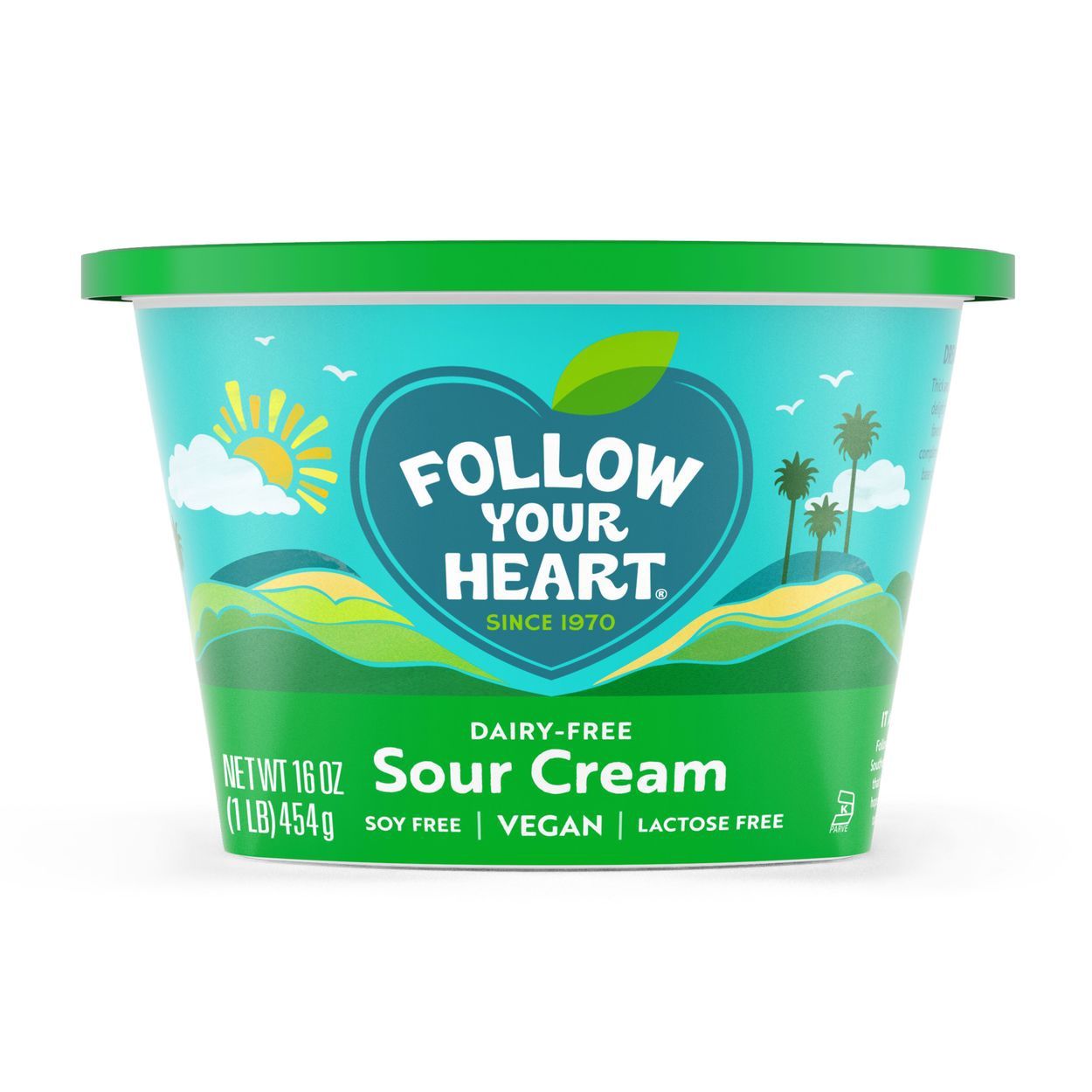 DAIRY-FREE SOUR CREAM, Follow Your Heart, Vegan, 1 lb