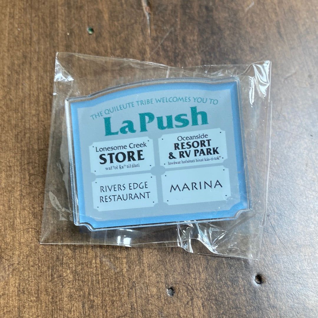 La Push WA Welcome Sign Pin