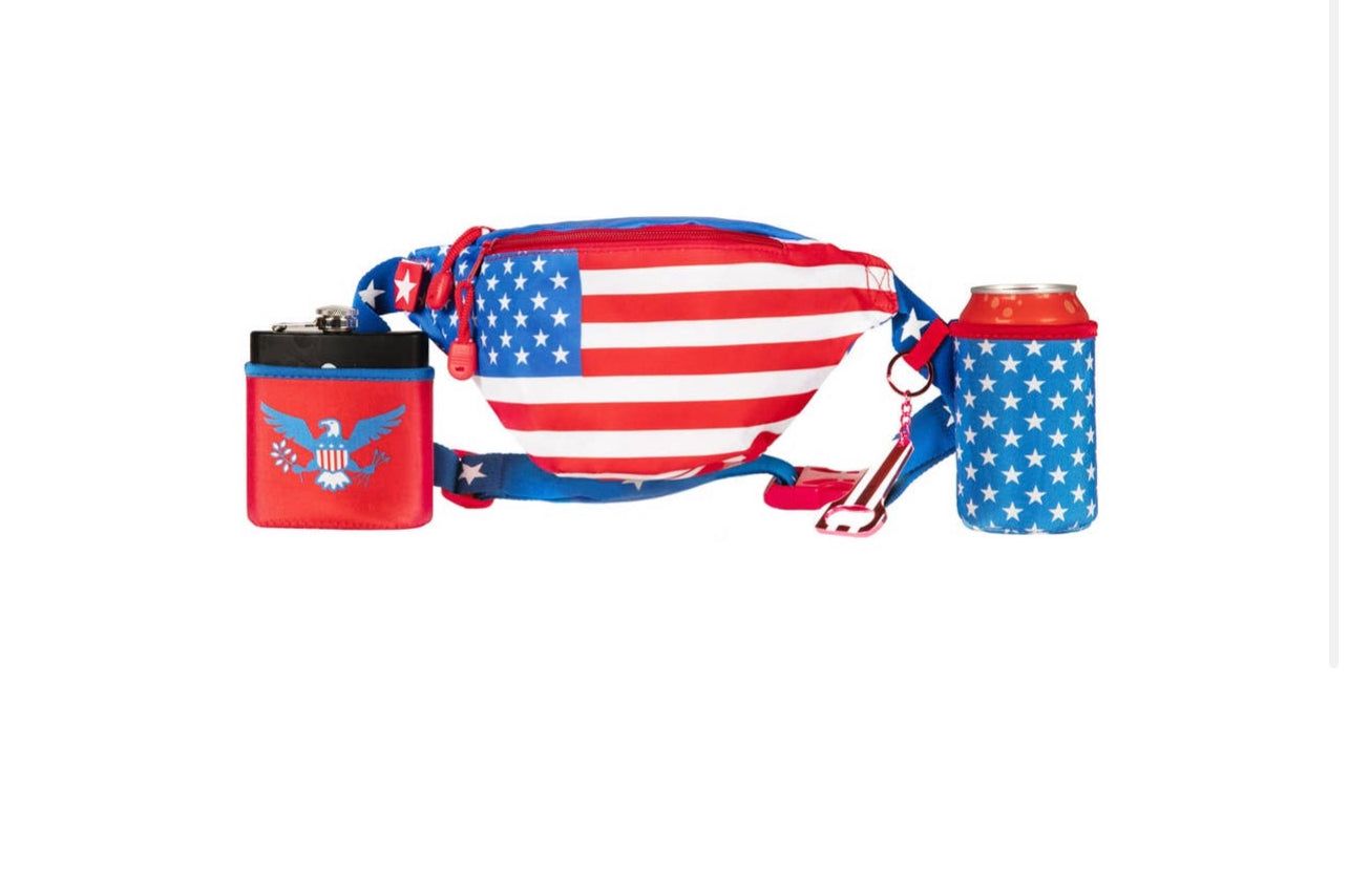 USA Flag Fanny Pack
