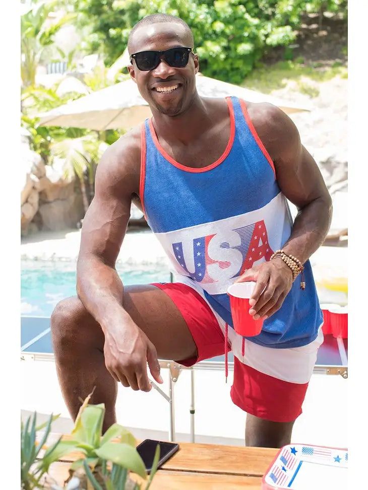 Men's Retro USA Tank
