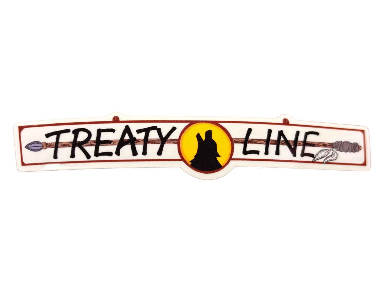 Treaty Line Sticker