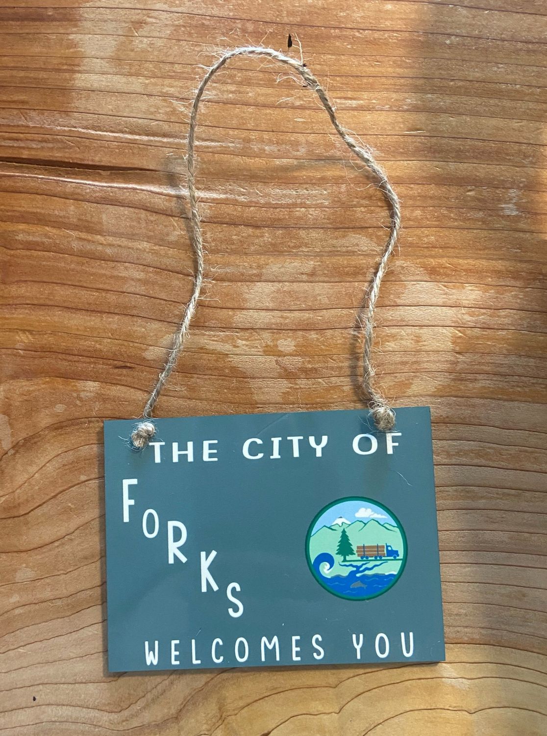 City of Forks Welcomes You Ornament