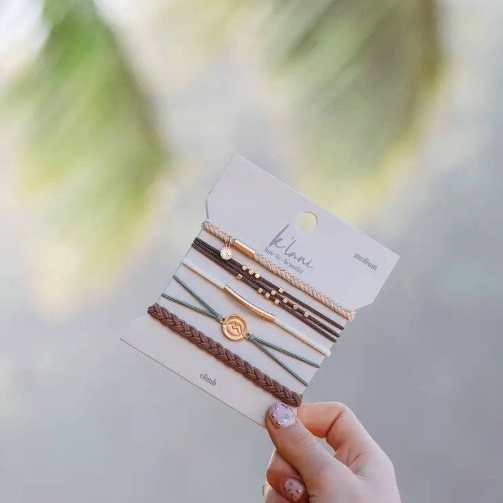 Climb Hair Tie Bracelet Set
