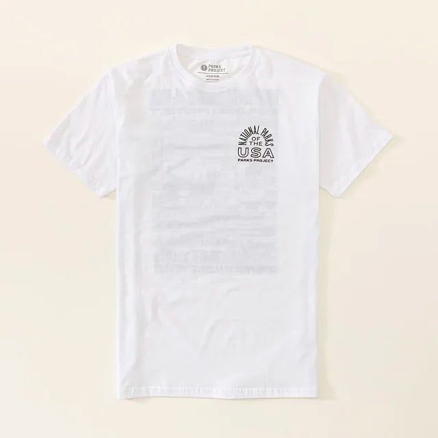 Parks Project National Parks of the USA Checklist Tee - White