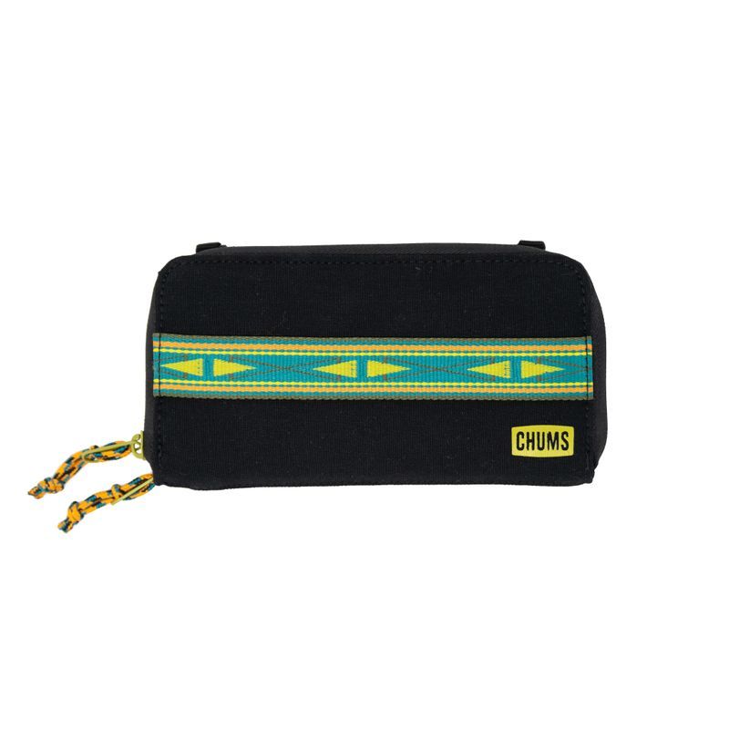Chums Nomad Wallet Crossbody- Black