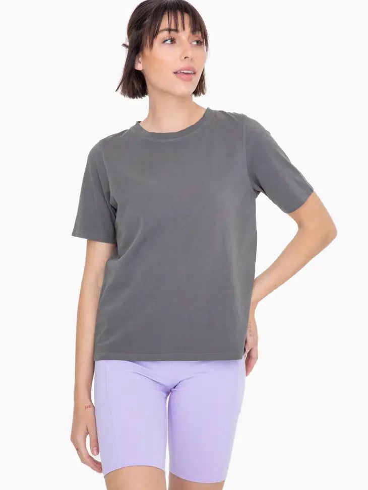 Classic Boxy Fit Tee, Color: Urban Chic, Size: Small