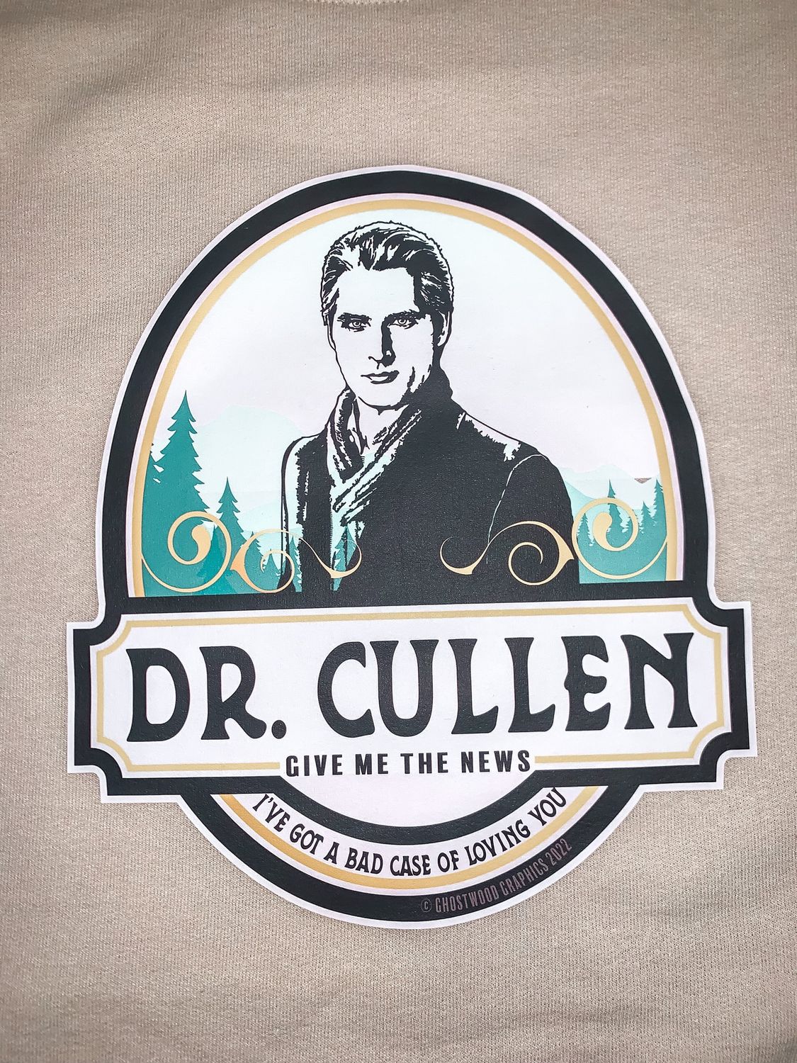Dr. Cullen Design, Color: Sand, Size: Small, Style: Tee