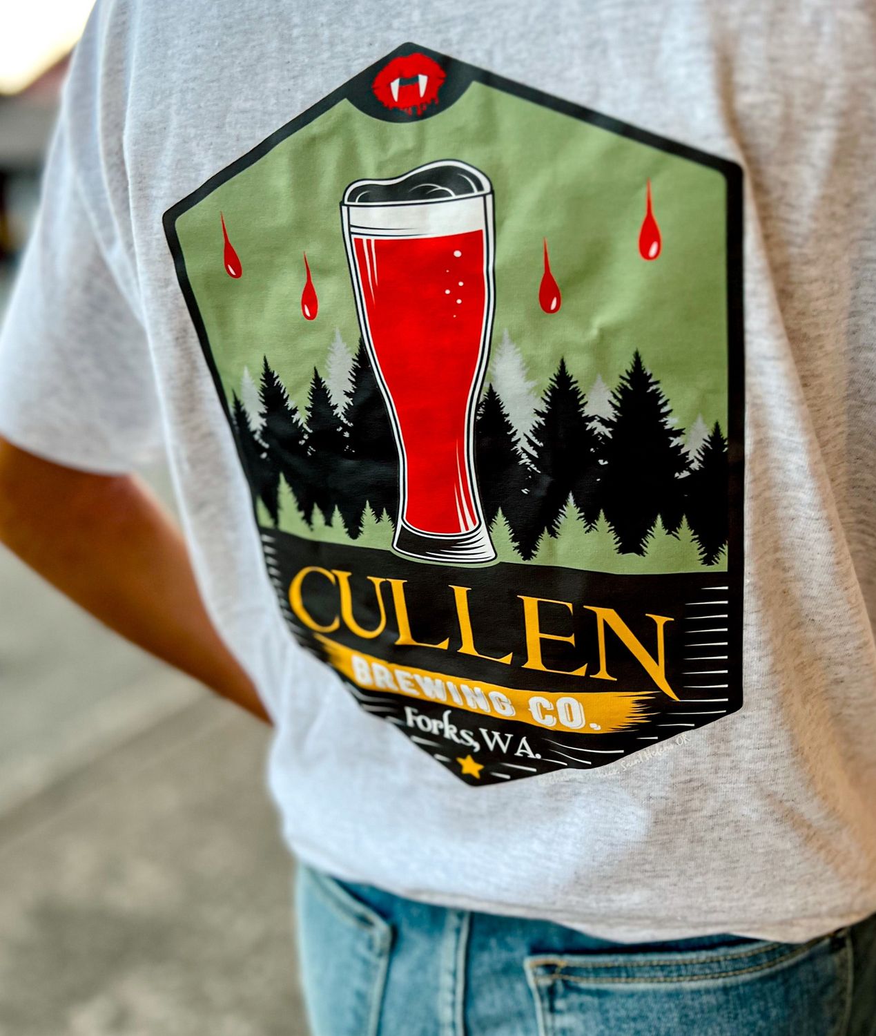 Cullen Brewing Co. Design, Color: Custom, Size: Small, Style: Tee