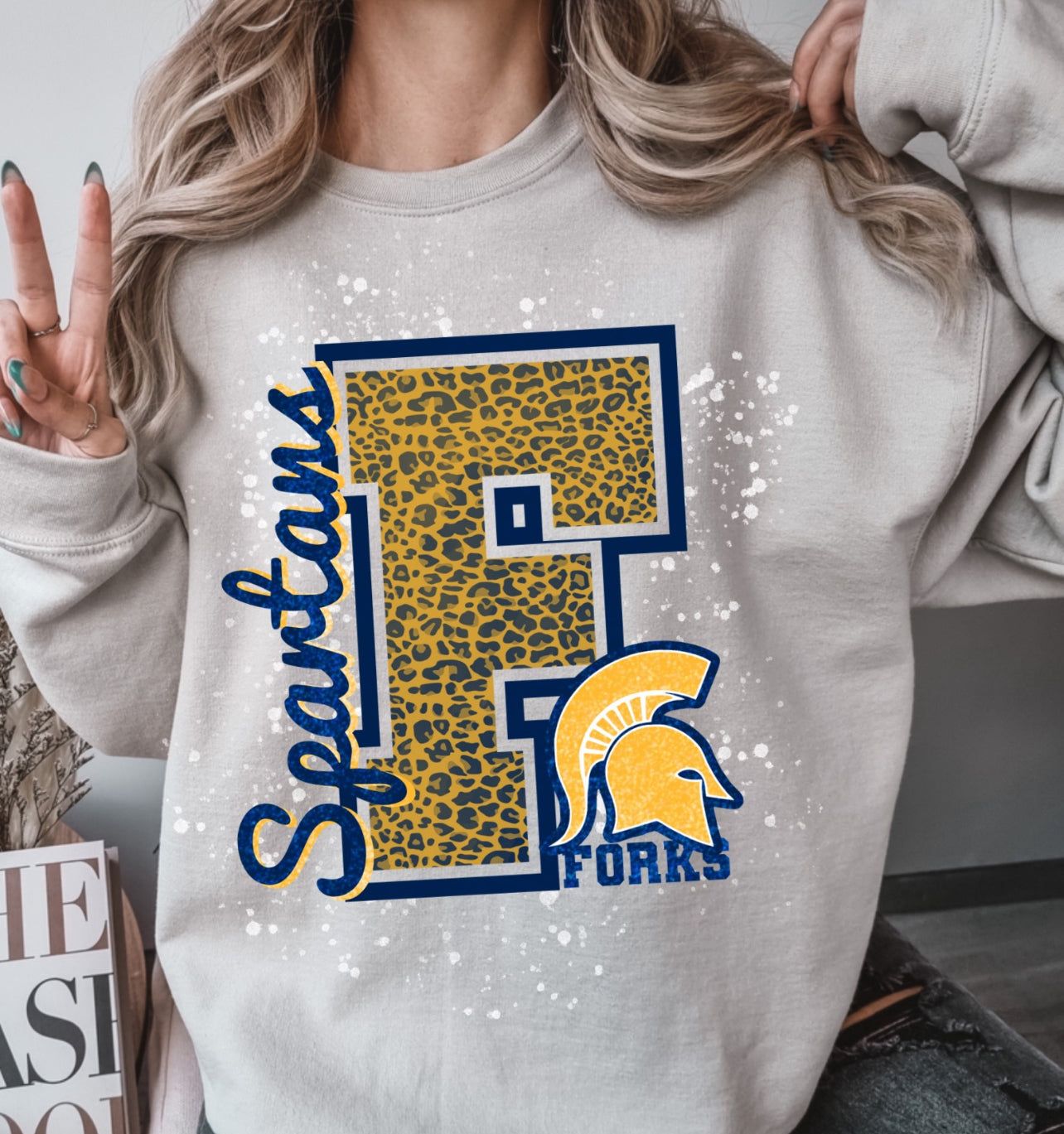 Spartans “F” Cheetah Design