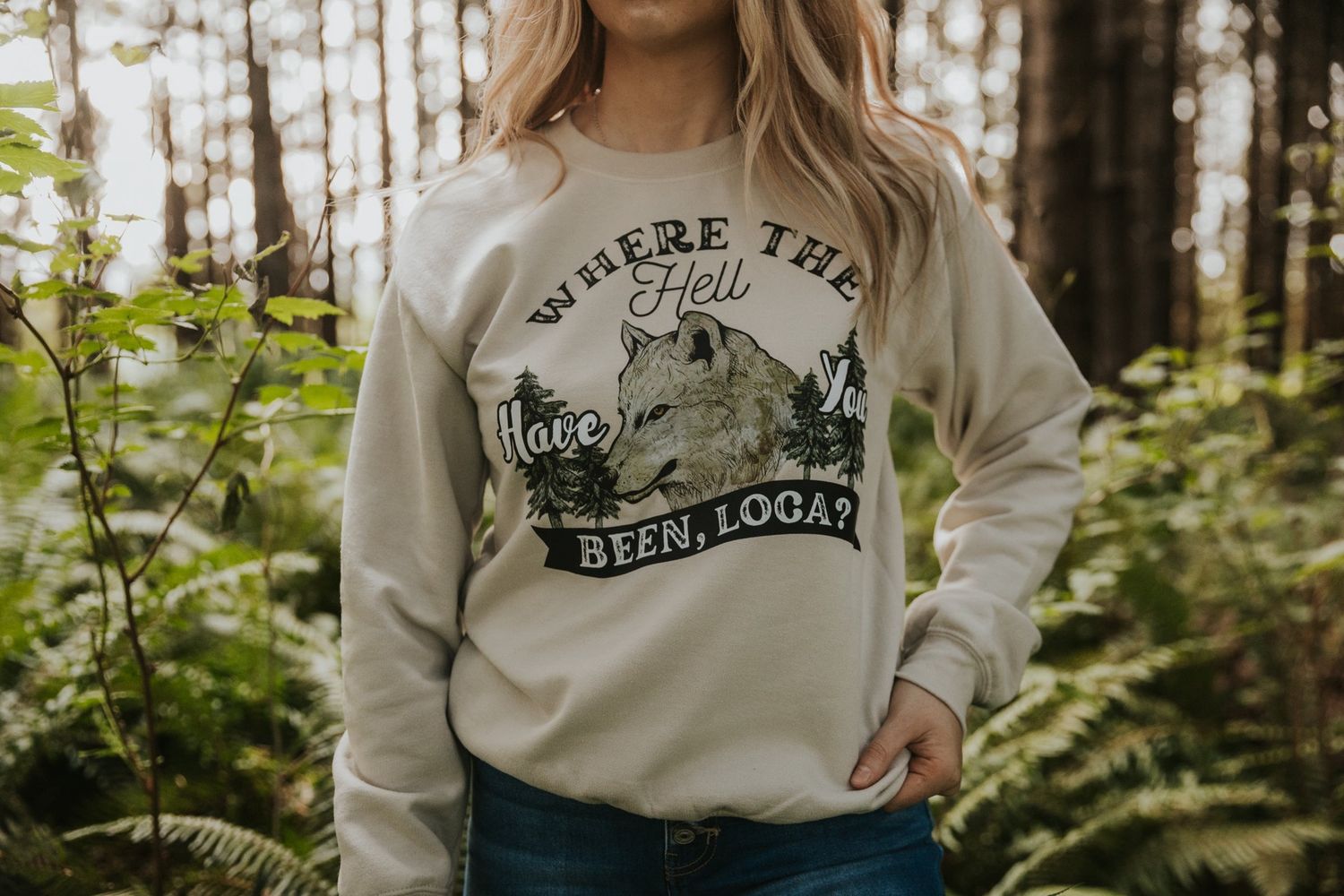 WTHYBL (Full Color Design), Color: Sand, Size: Small, Style: Tee