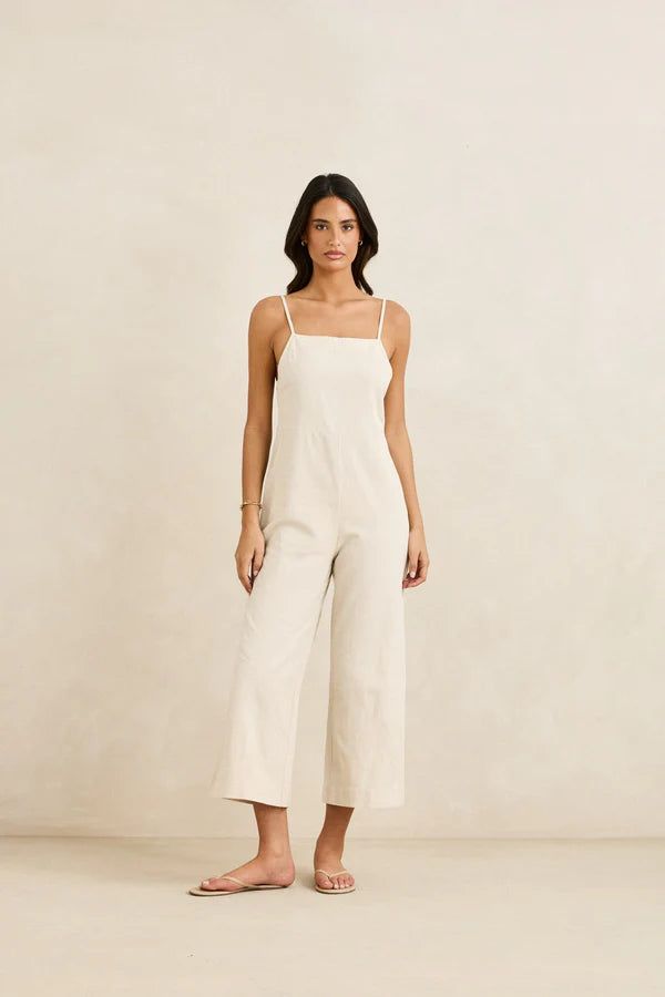 Classic Jumpsuit-Oat