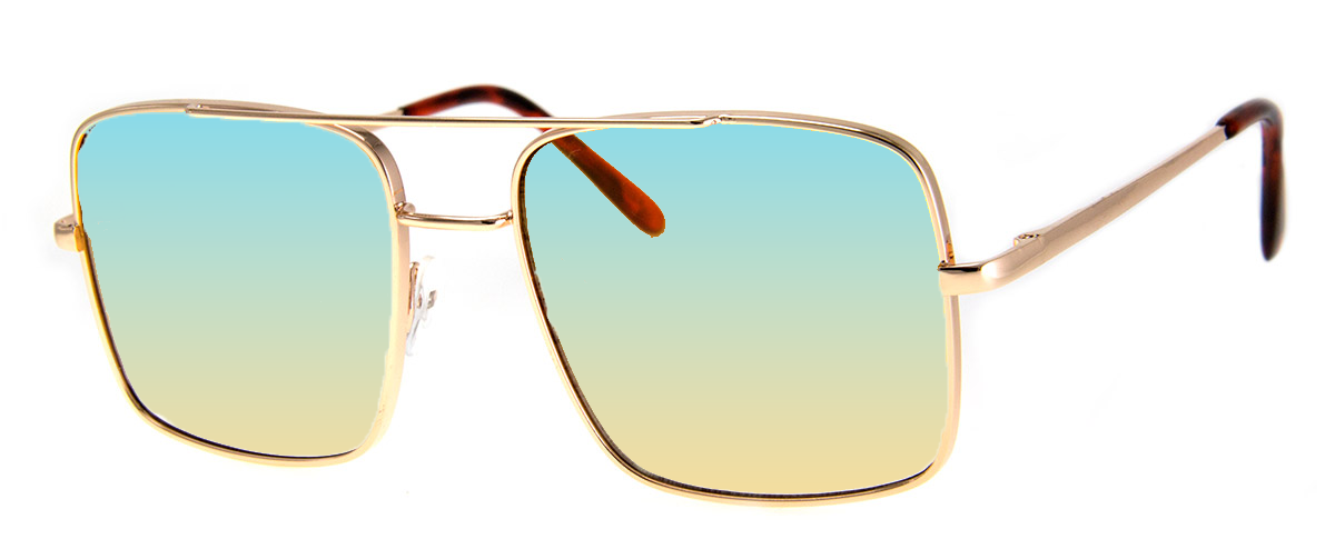Issue Sunglasses: Gold Mirror