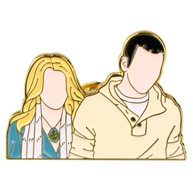 Twilight Couple Enamel Pin Emmett + Rosalie