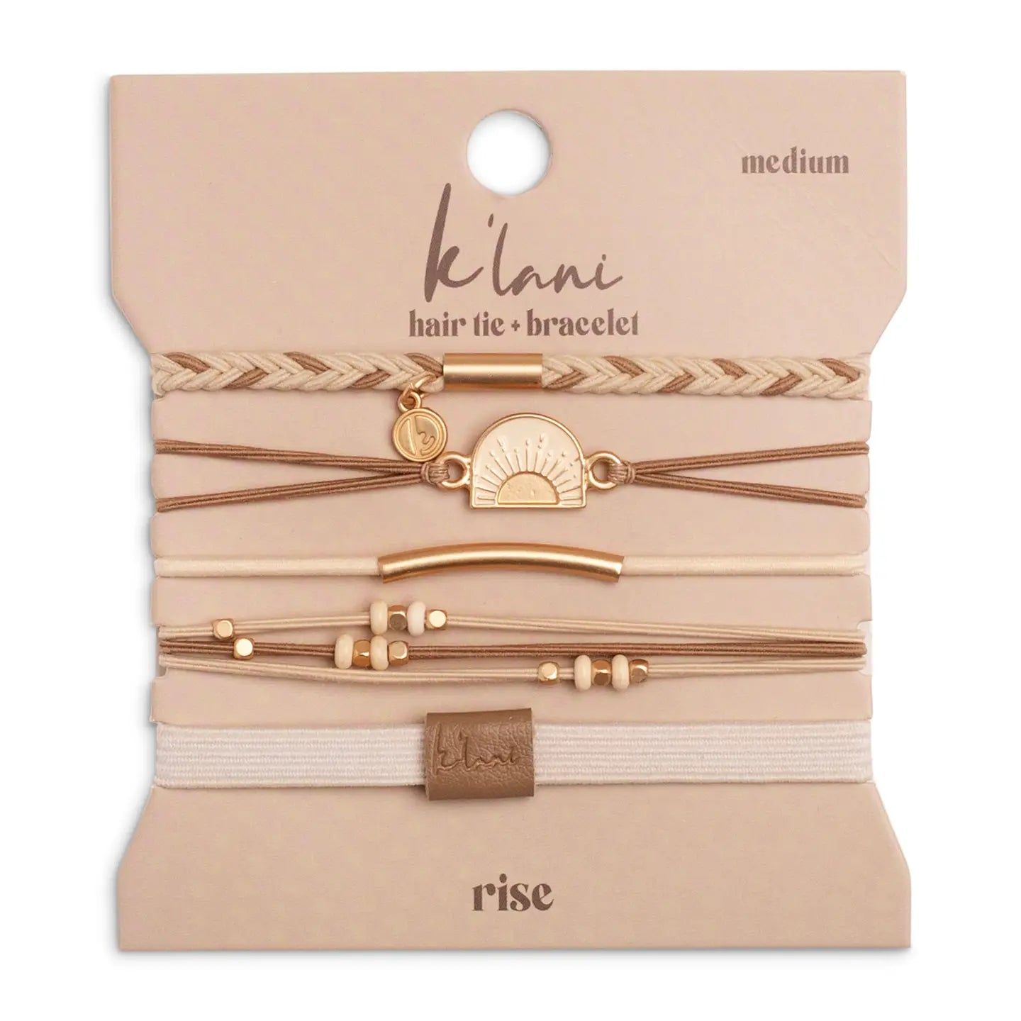 Rise Hair Tie Bracelet Set
