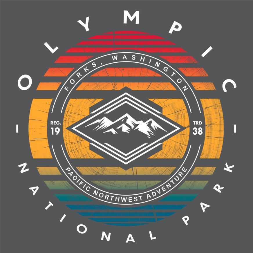 Pacific Northwest Adventure Long Sleeve Tee, Size: X-Small