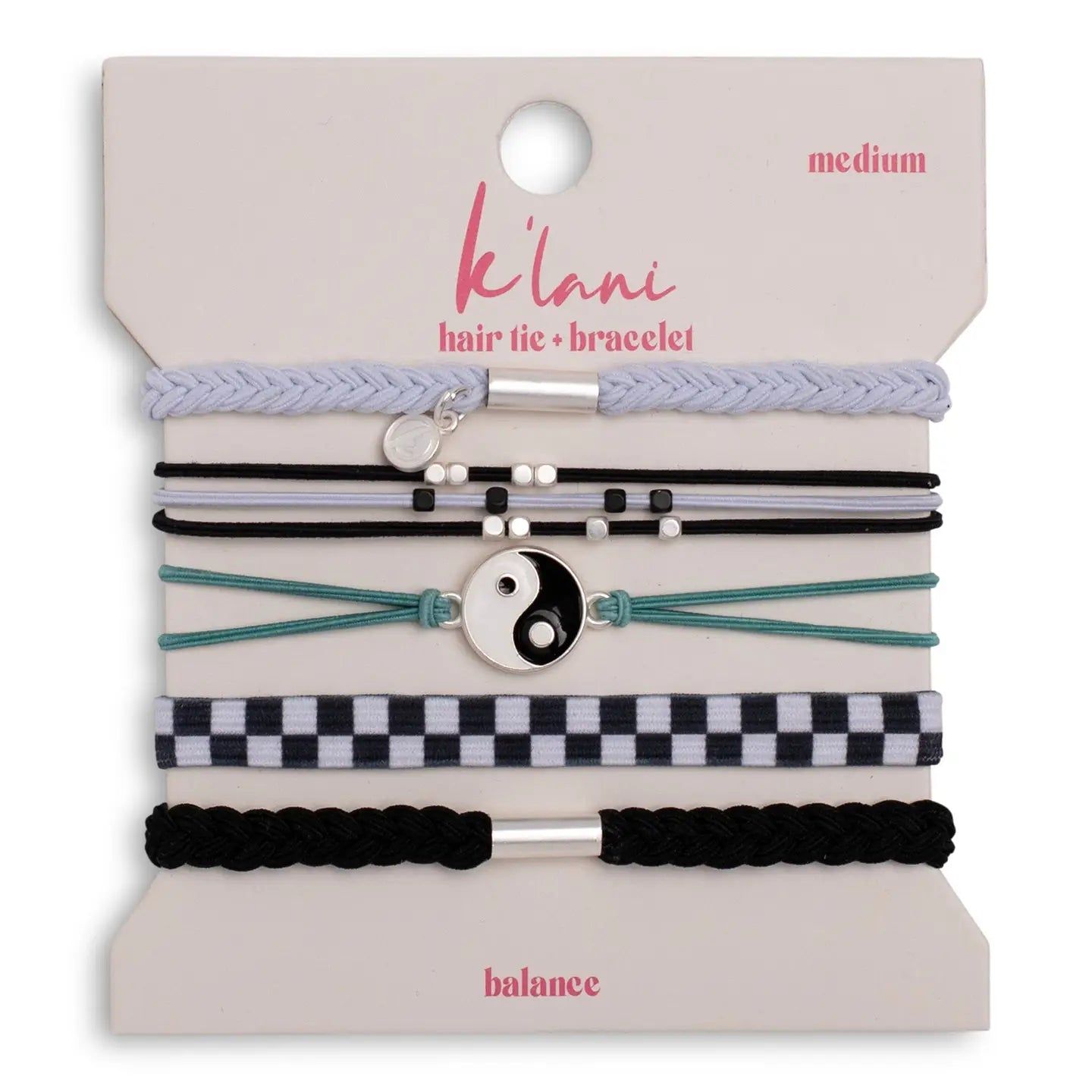 Balance Hair Tie Bracelet Set