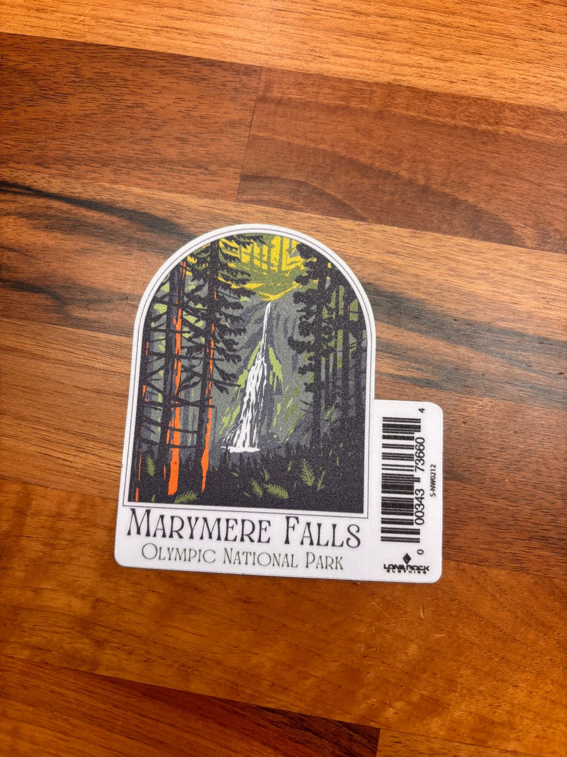 Marymere Falls, Olympic National Park Sticker