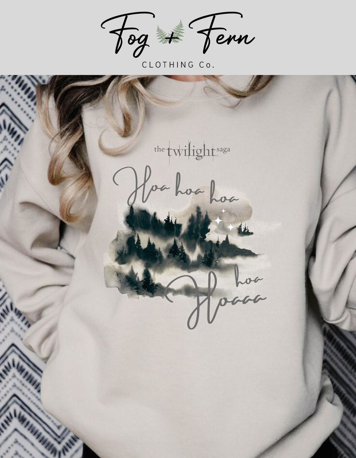 Hoa Hoa Hoa Hoaa Design Grey Text, Color: Sand, Size: Small, Style: T-Shirt