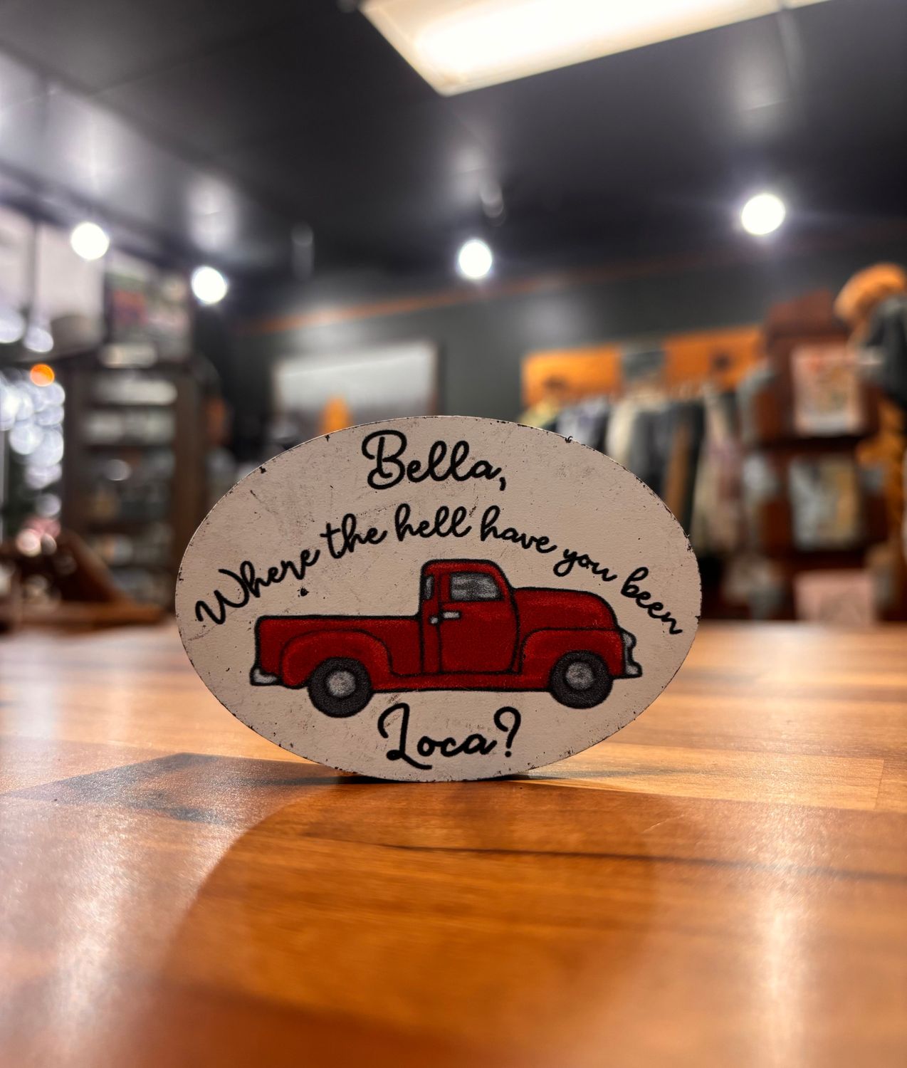 WTHYBL Red Truck Magnet