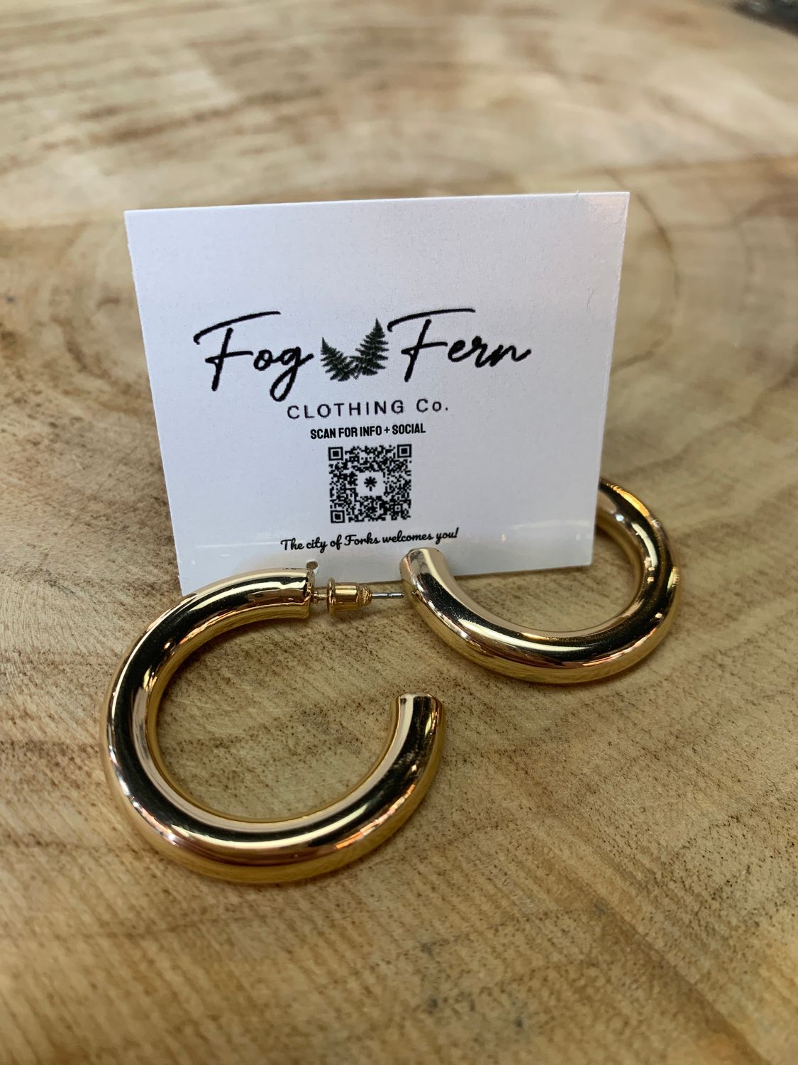 Gloss Large Thick S3 Tube Earring