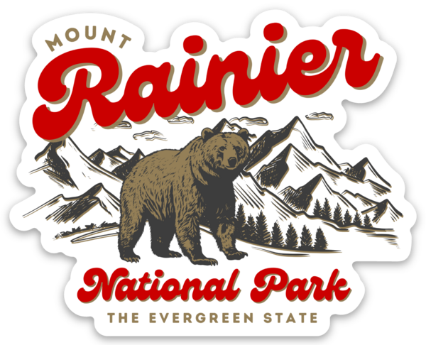 Mt. Rainier National Park Magnet