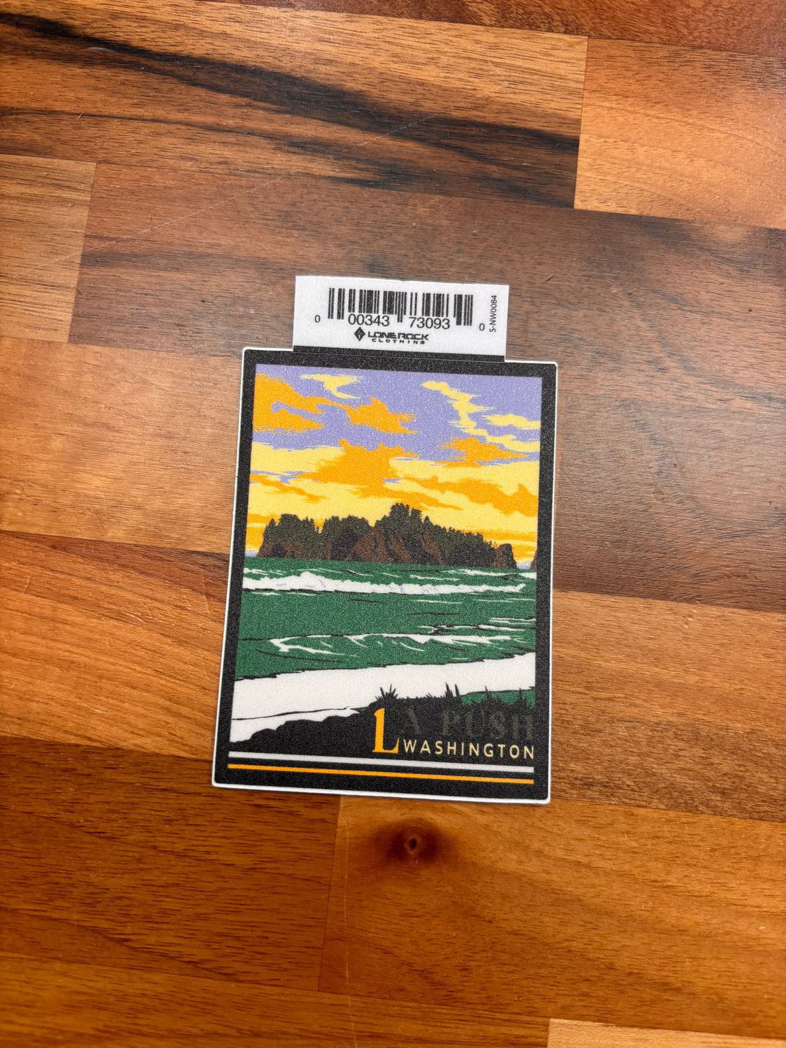 La Push, WA Oceanview Sticker