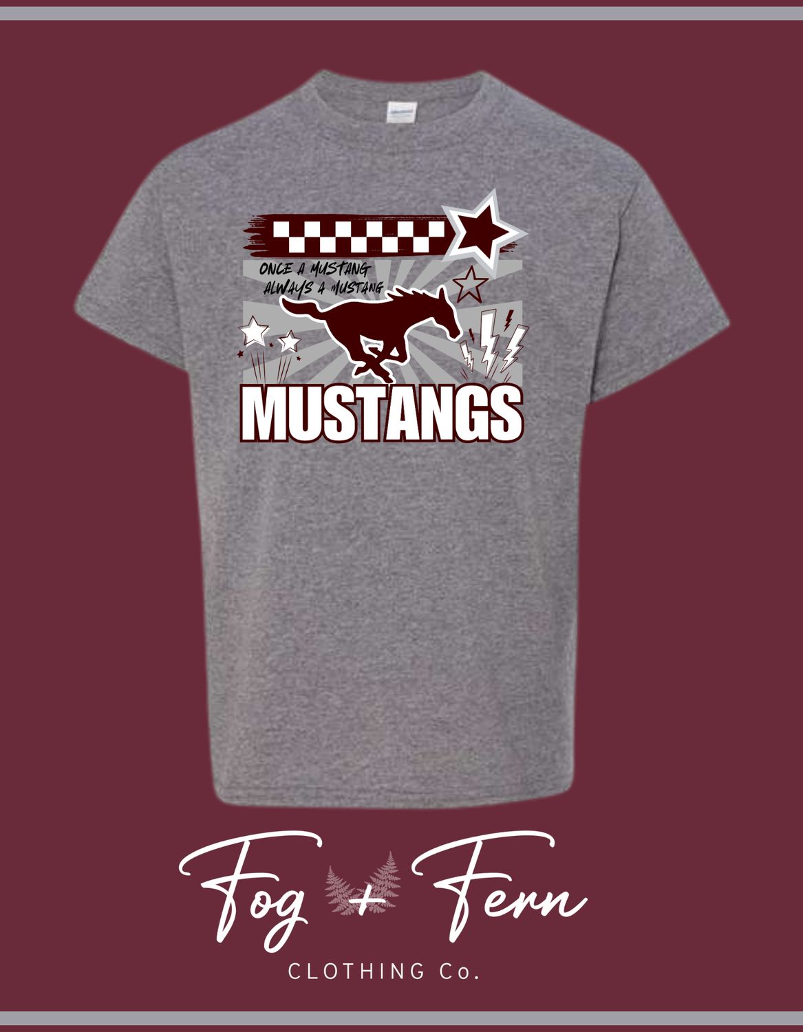 Once A Mustang Stars- Adult