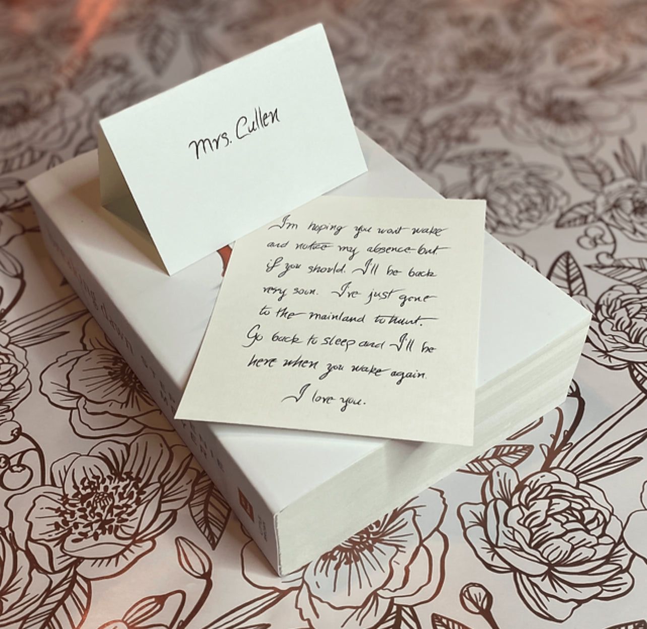 Edward's "Honeymoon Note” - Book Version, The Twilight Saga, Eclipse