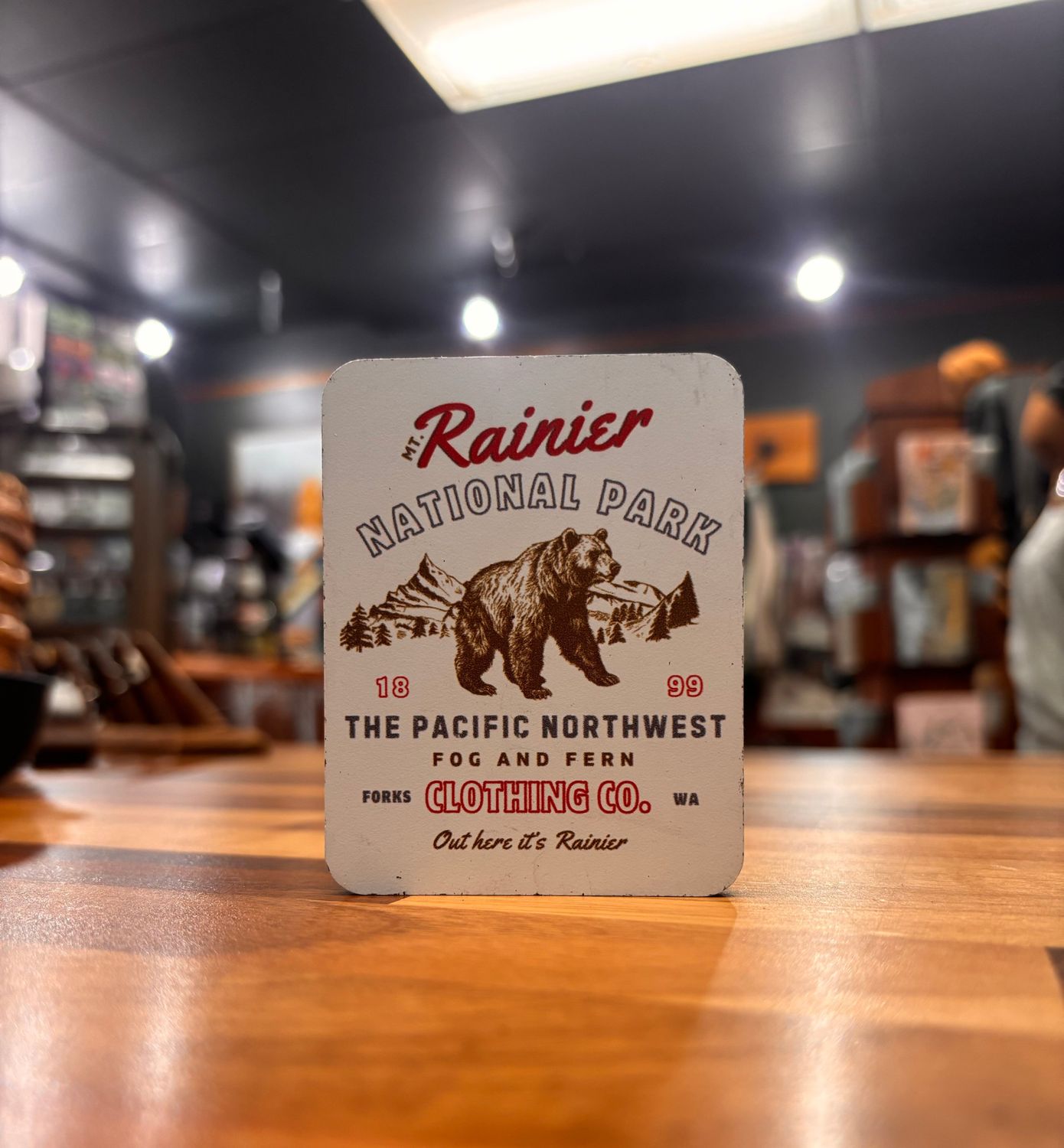 Rainier Out Here Fog + Fern Magnet