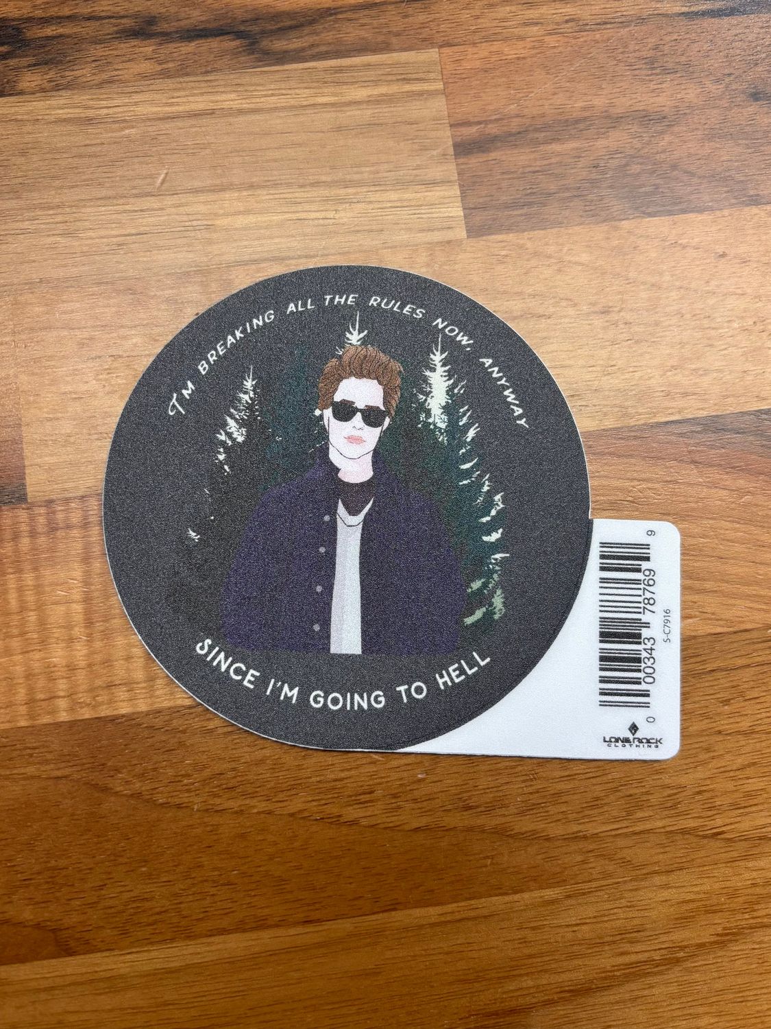 Breaking All The Rules Edward Sticker LR
