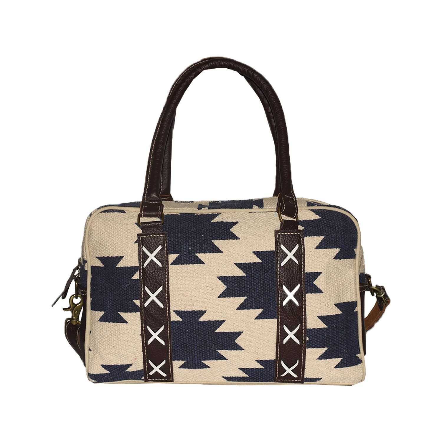 Canvas &amp; Leather Dassy Gym Mini Duffle