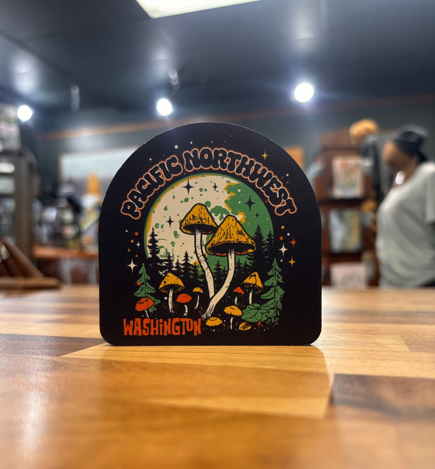 Olympic National Park WA Funky Mushroom Magnet