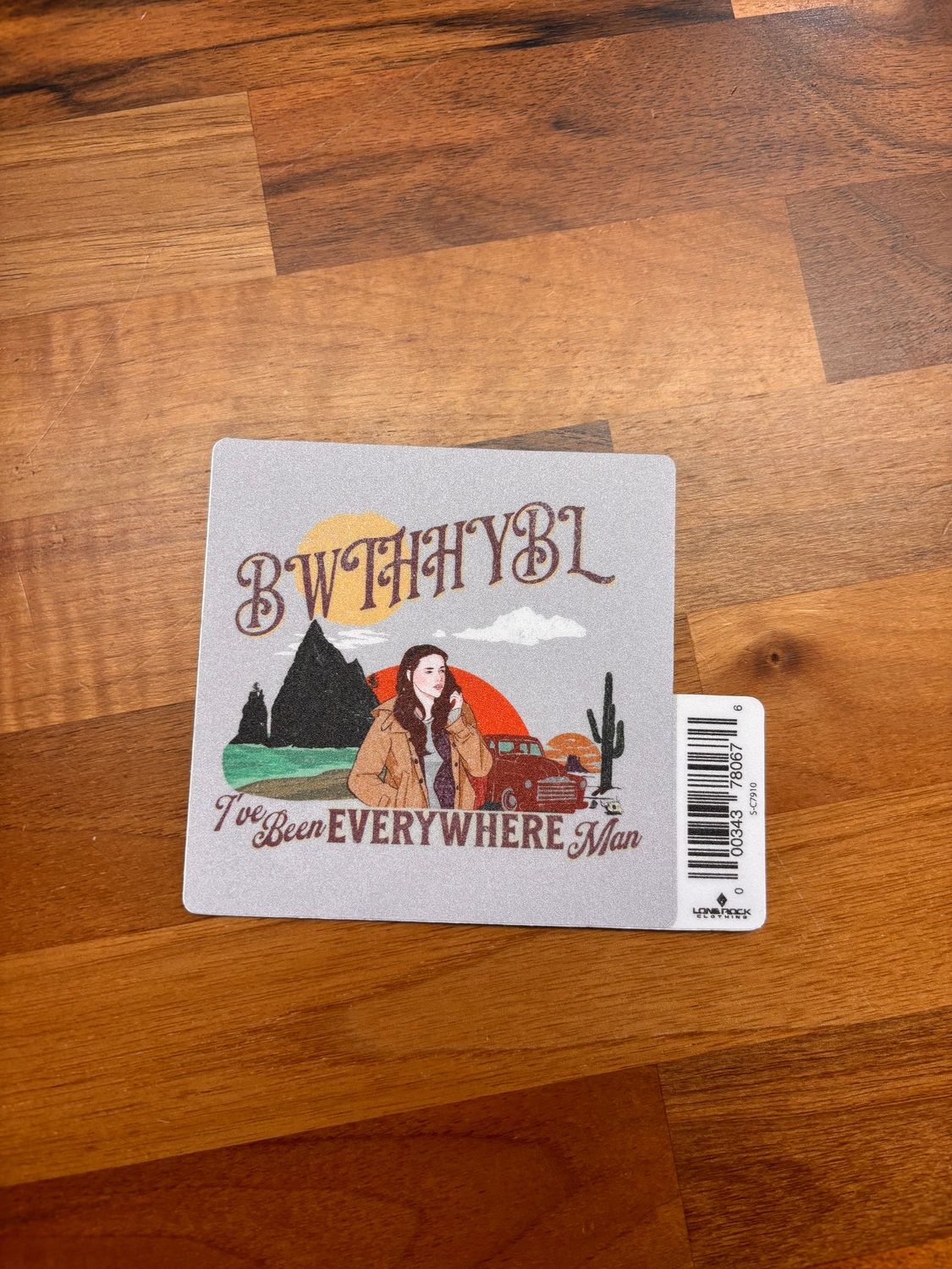 I’ve Been Everywhere Bella Sticker LR