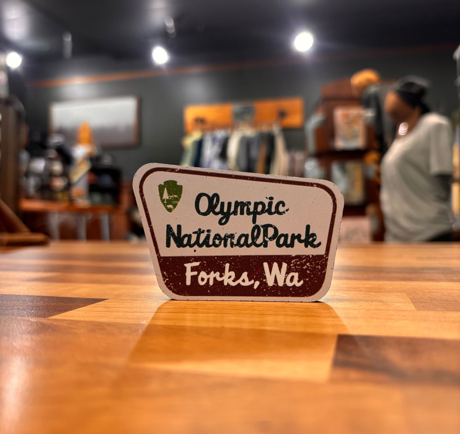 Olympic National Park Sign, Forks, WA  Magnet