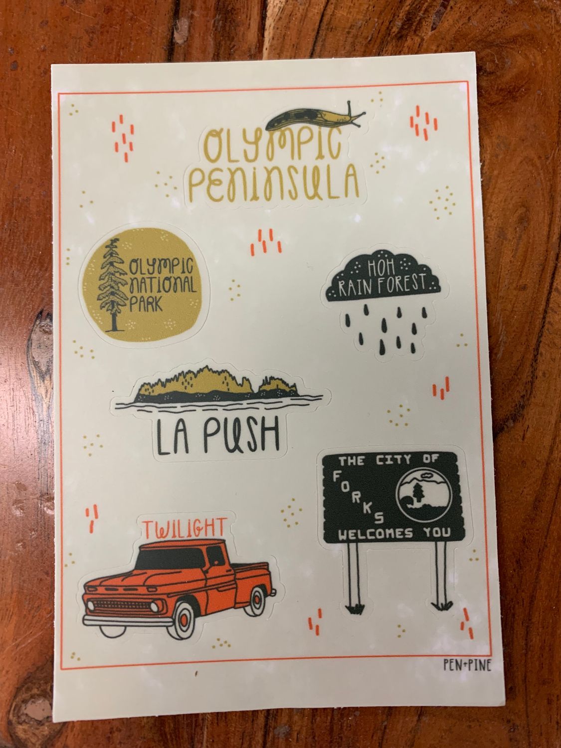 All Things Forks, WA Sticker Sheet