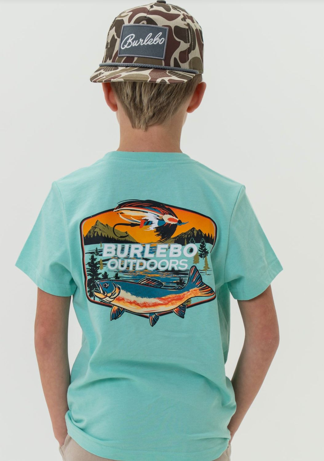 Youth Burlebo Tee- Angler