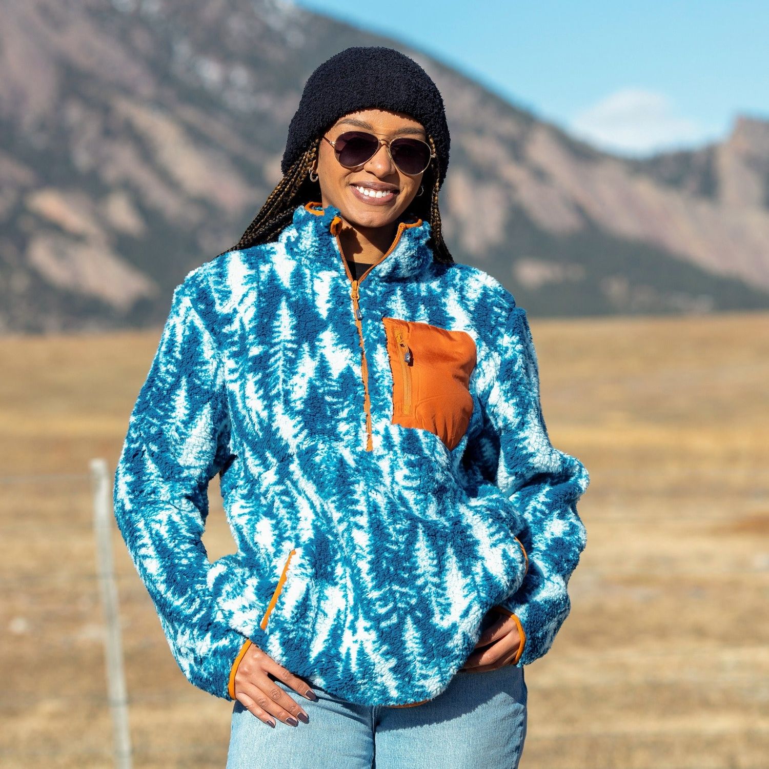 Pines Blue Bird Sherpa - PNW Patch