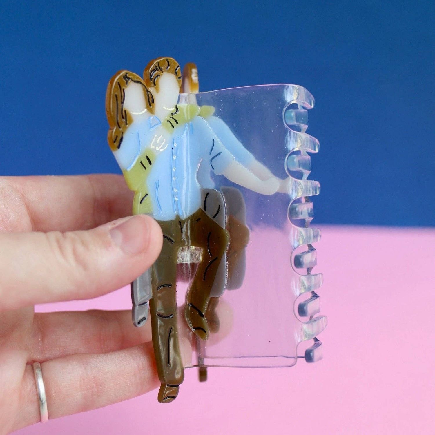 Spider Monkey Claw Clip Clear