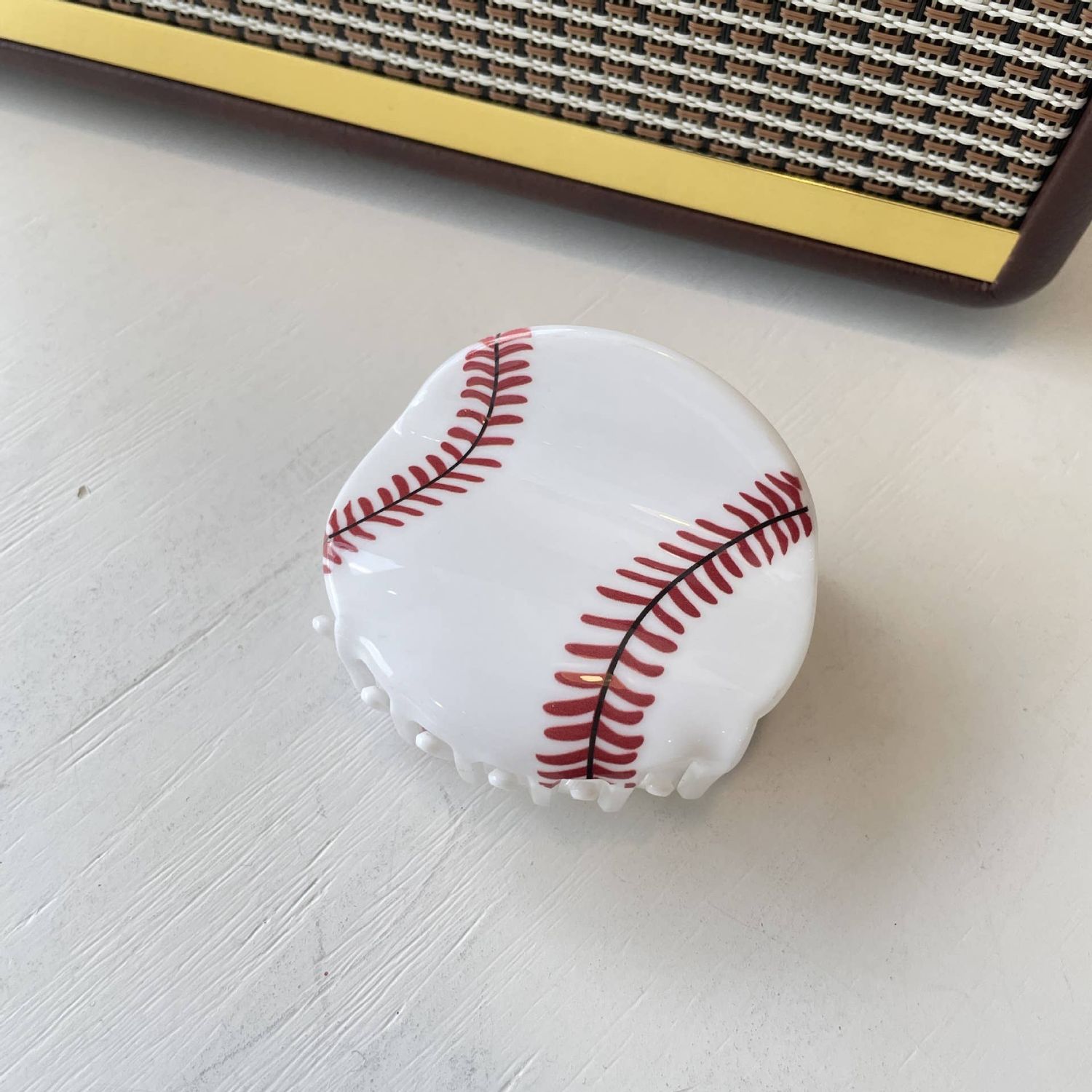 Baseball Hair Clip Large