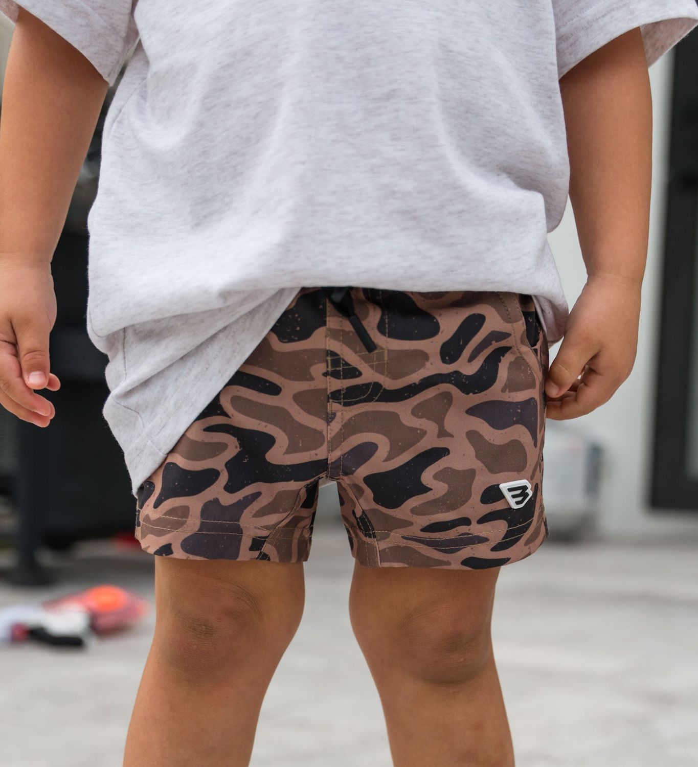 Youth Athletic Shorts - Gauge Camo