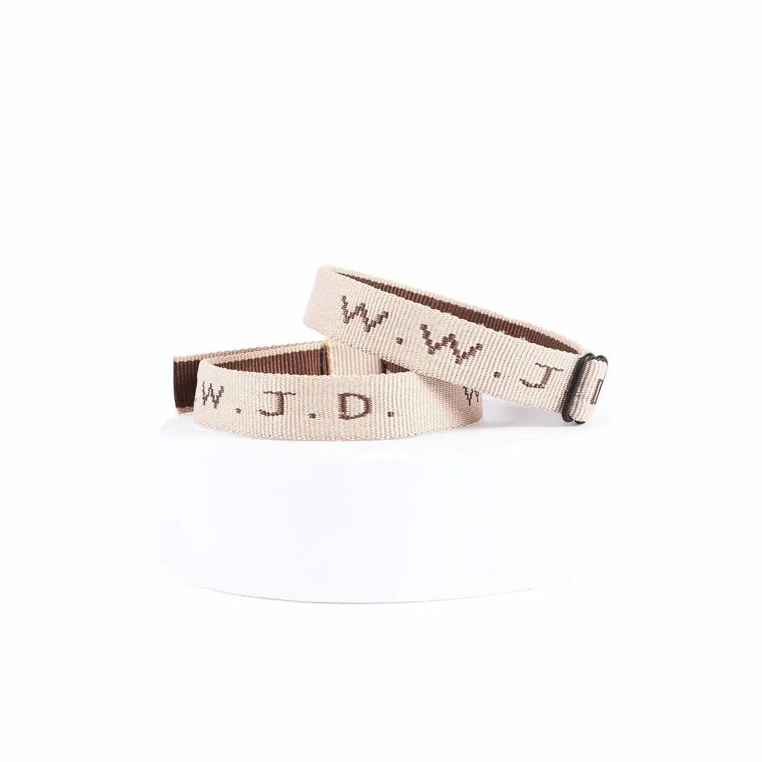 WWJD Bracelet - Tan