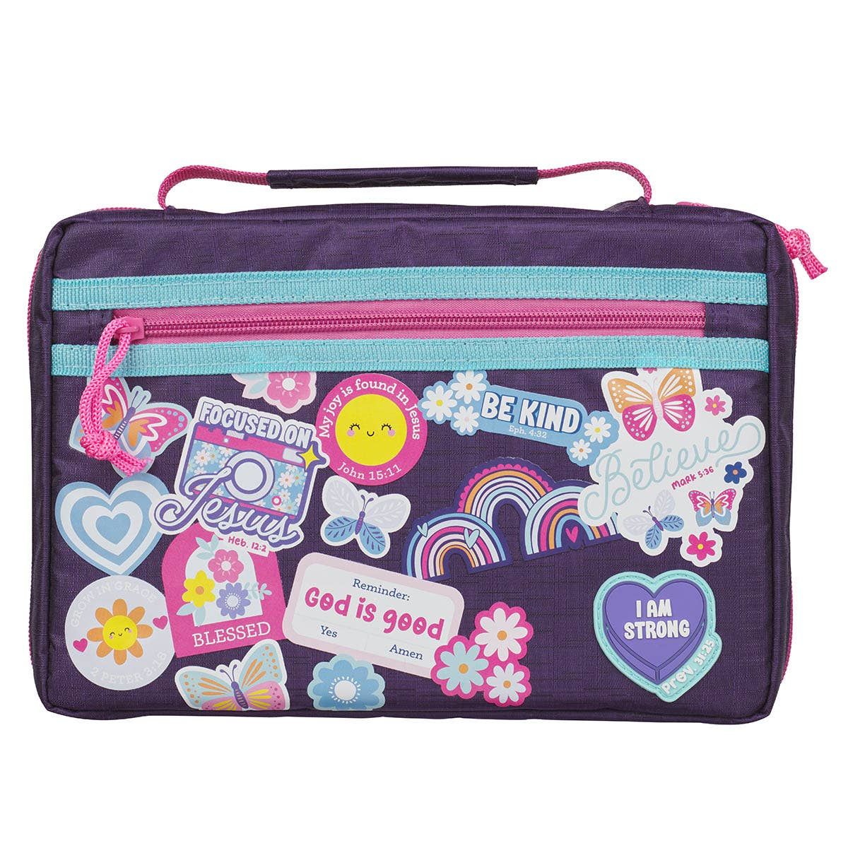 Bible Cover Fashion I Am Strong Prov. 31:25 S: Small