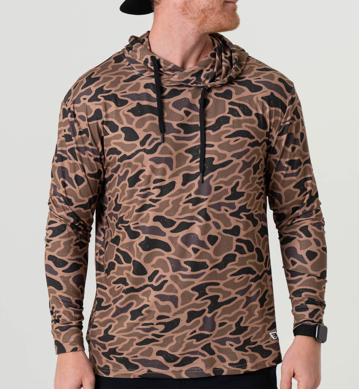 Burlebo Mens Perfomance Hoodie - Gauge Camo