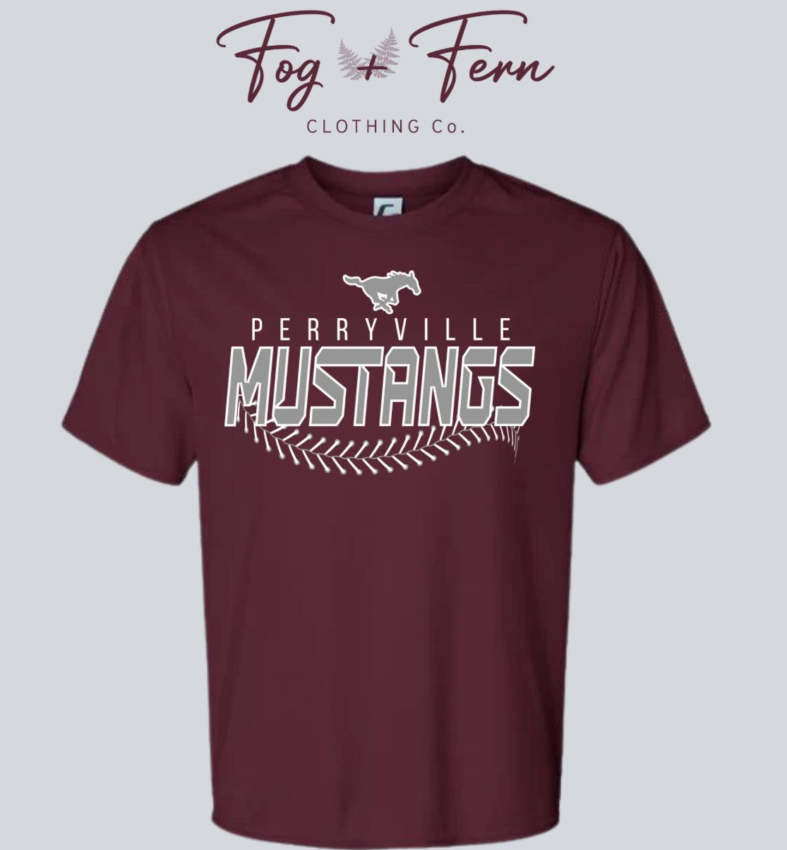 Mustangs Base/Softball Design (Adult + Youth)