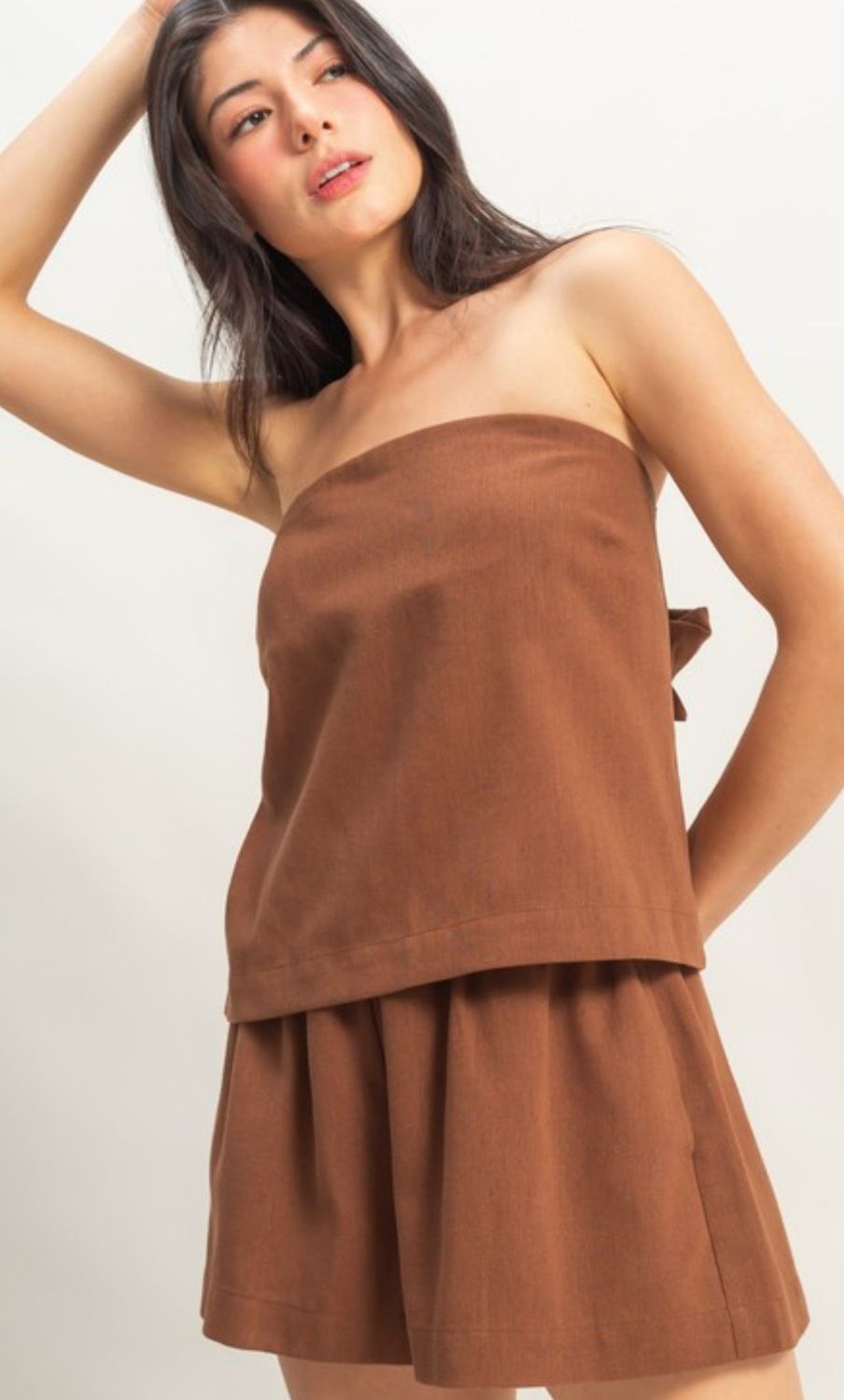 Chestnut Two Piece Short Set